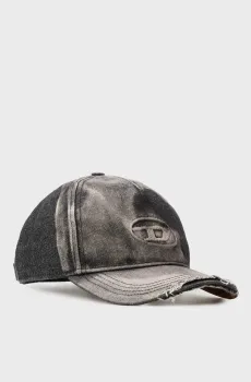 Мужская темно-серая джинсовая кепка CAPPELLO Серый XS Diesel A19777 0DGAV