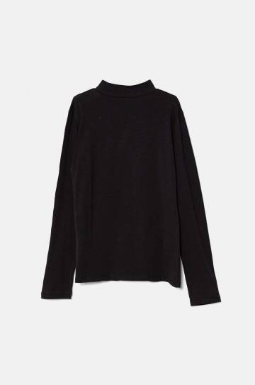 Детский лонгслив Pepe Jeans VANESSA цвет чёрный с полугольфом PG503100