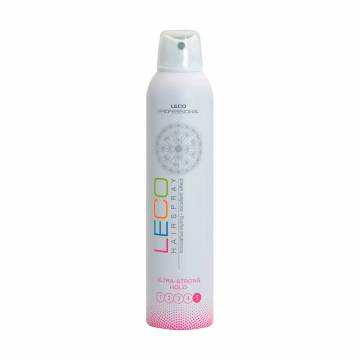 Лак для волос Leco Professional Hairspray Ультрасильная фиксация, 300 мл Лак для волос Leco Professional Hairspray Ультрасильная фиксация, 300 мл