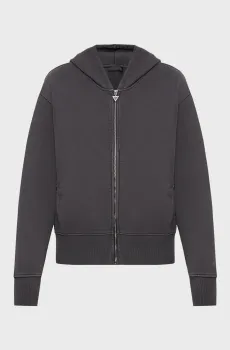 Женское серое худи Серый M Guess W6RQ14.KBY51;JTMU