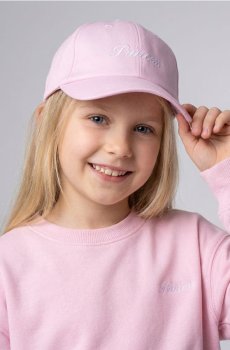 Кепка з вишитим написом - рожевий