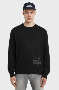 Мужской черный свитшот Shipping Черный XL G-Star RAW D26284,D970