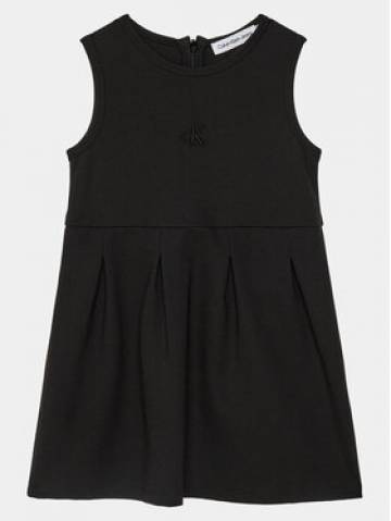 Calvin Klein Jeans Повсякденна сукня Ceremony IN0IN00152 Чорний Regular Fit Calvin Klein Jeans Повсякденна сукня Ceremony IN0IN00152 Чорний Regular Fit
