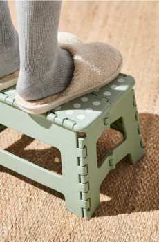 Стілець для ніг - блідо-зелений