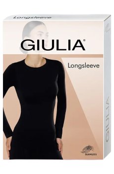 Бесшовный базовый женский лонгслив Giulia Longsleeve с круглым вырезом, 01 Vanilla, размер L/Xl