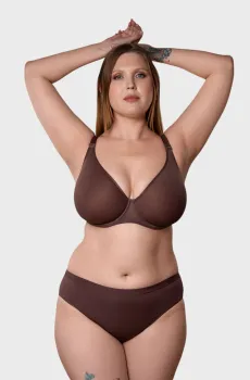 Женские коричневые менструальные трусики Коричневый M brabrabra SLZ25702001