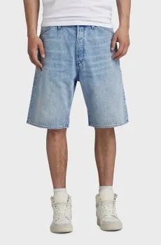 Мужские голубые джинсовые шорты Denim Loose Голубой 29 G-Star RAW D24443,D536