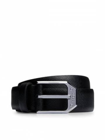 Boss Чоловічий ремінь Brando-Al Sz30 50513085 Чорний Boss Чоловічий ремінь Brando-Al Sz30 50513085 Чорний
