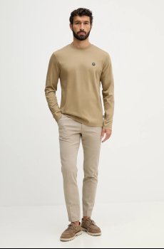 Хлопковый лонгслив BOSS C-Townley 01