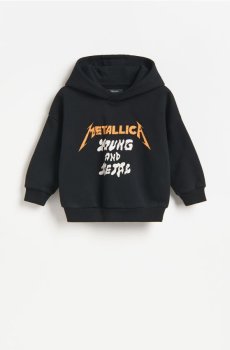 Reserved - Світшот з мотивом Metallica - чорний - 395JV-99X