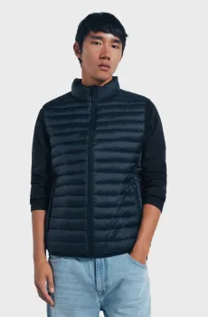 Мужской черный жилет Черный S SPRINGFIELD 952080