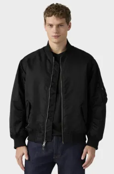 Мужской черный бомбер Черный XL Levi’s® 005AL;0000