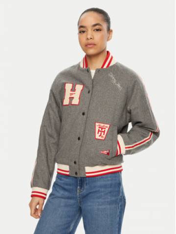 Tommy Jeans Куртка бомбер DW0DW20547 Сірий Regular Fit Tommy Jeans Куртка бомбер DW0DW20547 Сірий Regular Fit