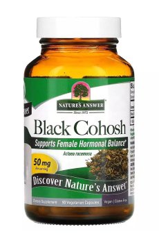 Клопогон Natures Answer Full Spectrum Herb Black Cohosh, 50 мг, 90 вегетарианских капсул