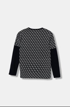 Хлопковый детский лонгслив Guess
