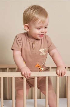 Літній комбінезон Winnie the Pooh - коричневий