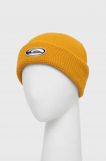 Шапка Quiksilver цвет оранжевый из тонкого трикотажа Шапка Quiksilver цвет оранжевый из тонкого трикотажа