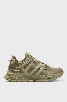 Мужские зеленые кроссовки BELLUNO LOW Зеленый 44 Guess FMTBELELE12