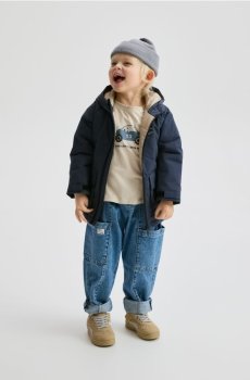 Reserved - Куртка з пуховиком - темно-синій - 779HF-59X