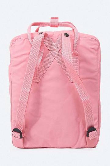 Рюкзак Fjallraven Kanken цвет розовый большой с аппликацией F23510.312-312 Рюкзак Fjallraven Kanken цвет розовый большой с аппликацией F23510.312-312