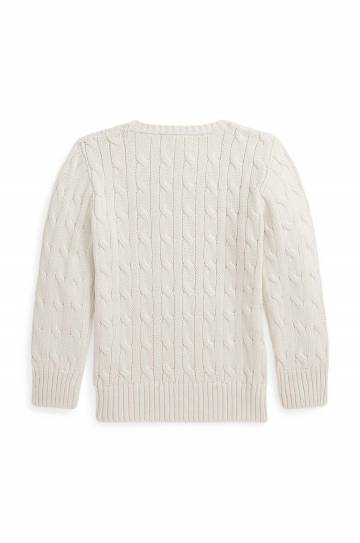 Детский хлопковый свитер Polo Ralph Lauren цвет бежевый 322702674068 Детский хлопковый свитер Polo Ralph Lauren цвет бежевый 322702674068