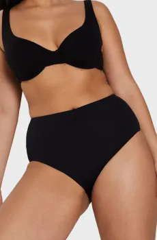 Женские черные трусики от купальника SCULPT Черный S Etam 6544596