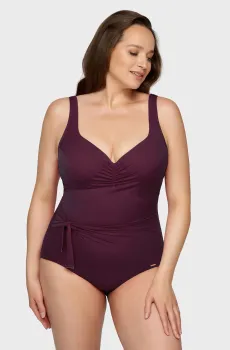 Женский бордовый купальник Бордовый 40E MARC&ANDRE L2327-P-481-N