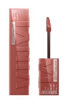 Стойкая жидкая помада для губ Maybelline New York SuperStay Vinyl Ink Liquid Lipstick, 35 Cheeky, 4.2 мл