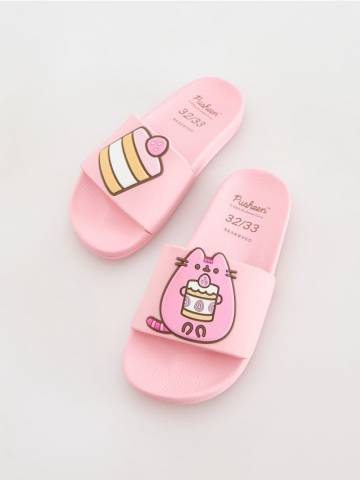 Reserved - Шльопанці Pusheen - пастельний рожевий - 597CZ-03X Reserved - Шльопанці Pusheen - пастельний рожевий - 597CZ-03X