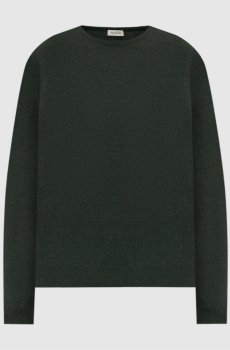 Свитер цвета хаки из шерсти