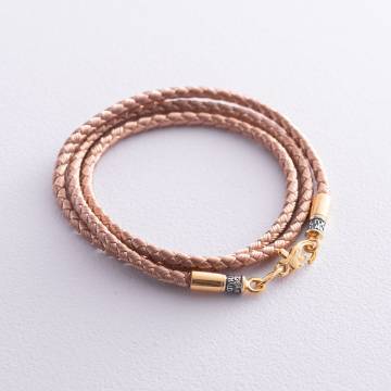 Шелковый шнурок с серебряной застежкой 18595 Шелковый шнурок с серебряной застежкой 18595