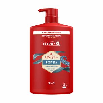 Гель для душа + шампунь 3-в-1 Old Spice Deep Sea with Minerals, 1 л Гель для душа + шампунь 3-в-1 Old Spice Deep Sea with Minerals, 1 л