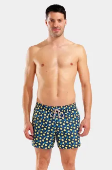Мужские плавательные шорты с узором WATER PRINTS BEACH SHORT AO Разноцветный M Arena 007159-730