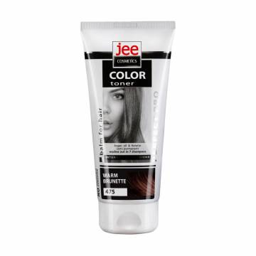Тонирующий бальзам для волос Jee Cosmetics Color Toner Balm 475 Warm Brunette, 150 мл Тонирующий бальзам для волос Jee Cosmetics Color Toner Balm 475 Warm Brunette, 150 мл