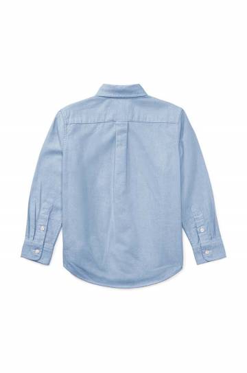 Детская хлопковая рубашка Polo Ralph Lauren Детская хлопковая рубашка Polo Ralph Lauren
