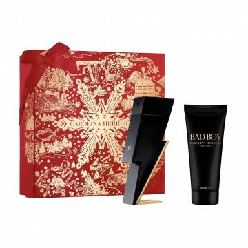 Парфюмированный набор мужской Carolina Herrera Bad Boy Giftset (туалетная вода, 100 мл + гель для душа, 100 мл) Парфюмированный набор мужской Carolina Herrera Bad Boy Giftset (туалетная вода, 100 мл + гель для душа, 100 мл)