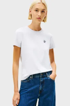 Женская голубая футболка SCRIPT REG Голубой XS Tommy Hilfiger WW0WW47809