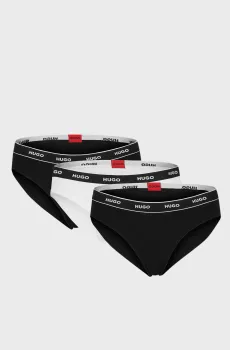 Женские трусики (3 шт) Разноцветный M HUGO 50469657;970