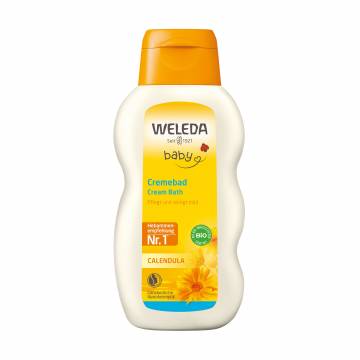 Молочко для купания младенцев Weleda Baby Cream Bath с календулой, 200 мл Молочко для купания младенцев Weleda Baby Cream Bath с календулой, 200 мл