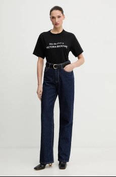 Хлопковая футболка Victoria Beckham