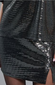 Мініспідниця - срібний