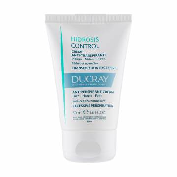 Крем-антиперспирант для лица, рук и ног Ducray Hidrosis Control Antiperspirant Cream, 50 мл Крем-антиперспирант для лица, рук и ног Ducray Hidrosis Control Antiperspirant Cream, 50 мл
