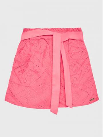 Guess Шорти з тканини J3GD04 WFGJ0 Рожевий Relaxed Fit Guess Шорти з тканини J3GD04 WFGJ0 Рожевий Relaxed Fit