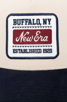 Хлопковая кепка New Era PATCH SUEDE E-FRAME