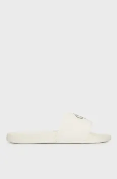 Женские белые слайдеры SLIDE MONOGRAM WN Белый 37 Calvin Klein YW0YW01835