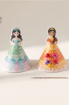 Творчий набір Poke-Art Craft для декорування принцес - різнобарвний