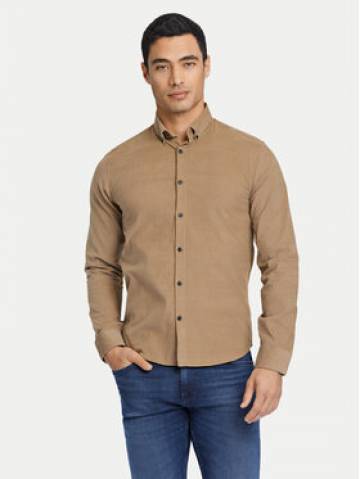 Lindbergh Сорочка 30-203248A Бежевий Relaxed Fit Lindbergh Сорочка 30-203248A Бежевий Relaxed Fit