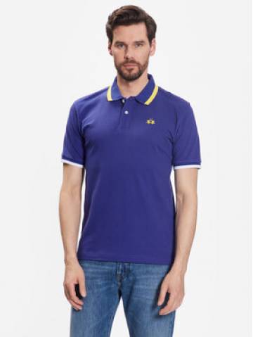 La Martina Поло VMP006 PK001 Голубий Slim Fit La Martina Поло VMP006 PK001 Голубий Slim Fit