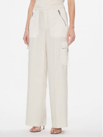 DKNY Штани з тканини P3JKNV51 Хакі Straight Leg DKNY Штани з тканини P3JKNV51 Хакі Straight Leg