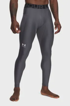 Мужские темно-серые тайтсы UA HG Armour Leggings Серый S Under Armour 1361586-025